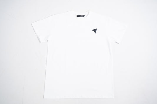 Routing Billionz Signature Rubber Logo Tee – Core White
